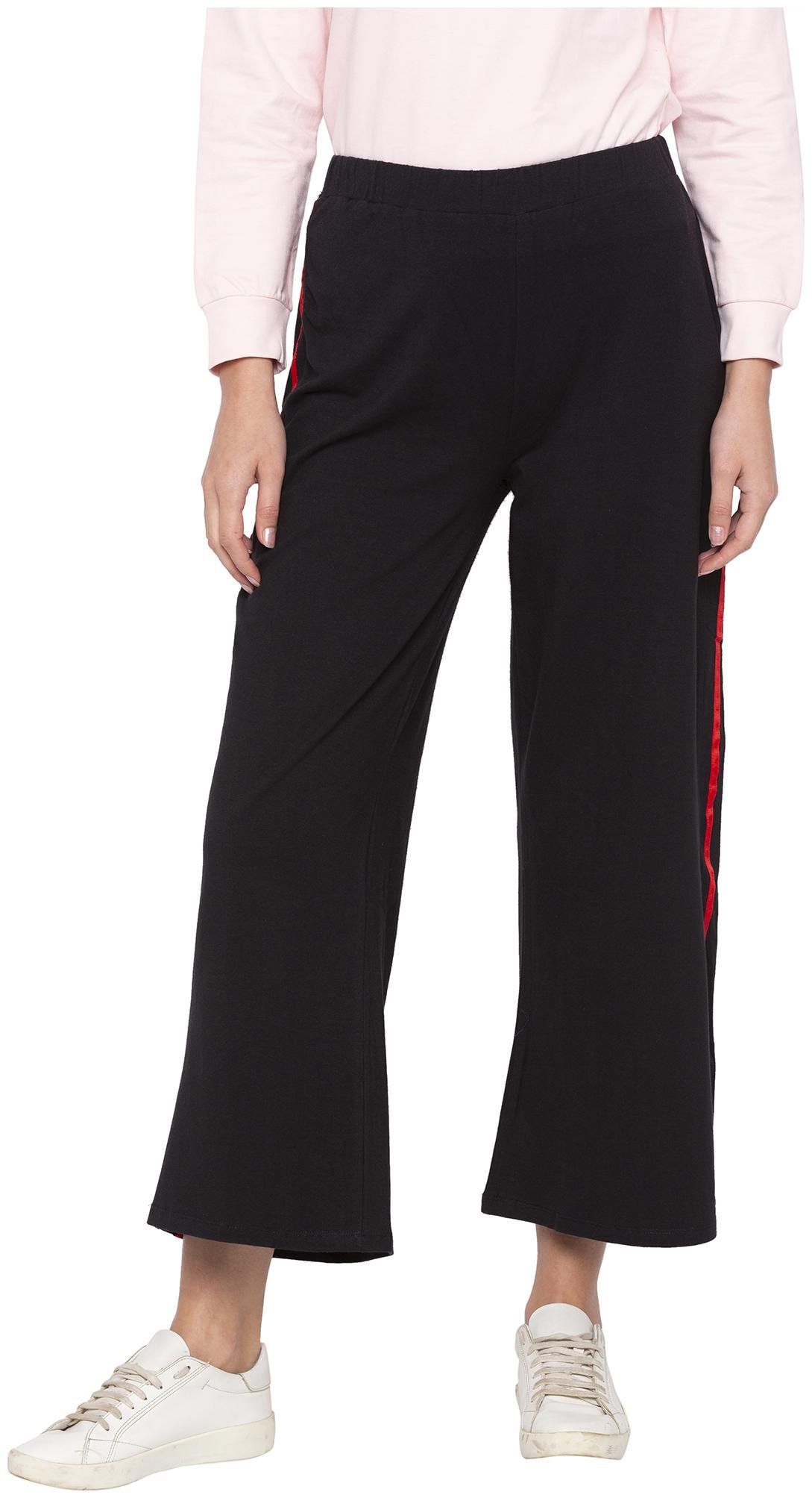 

Globus Women Black Flared fit Parallels