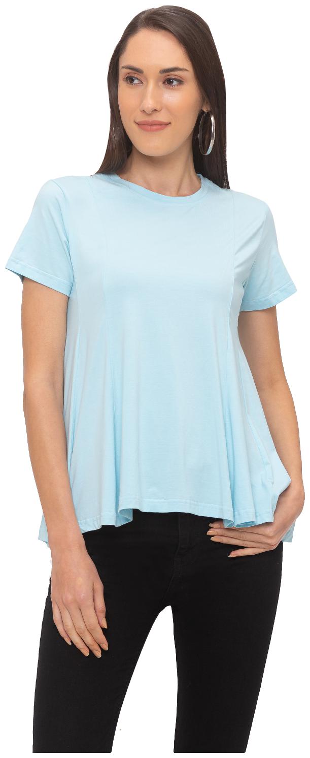 

Globus Women Solid Regular top - Blue