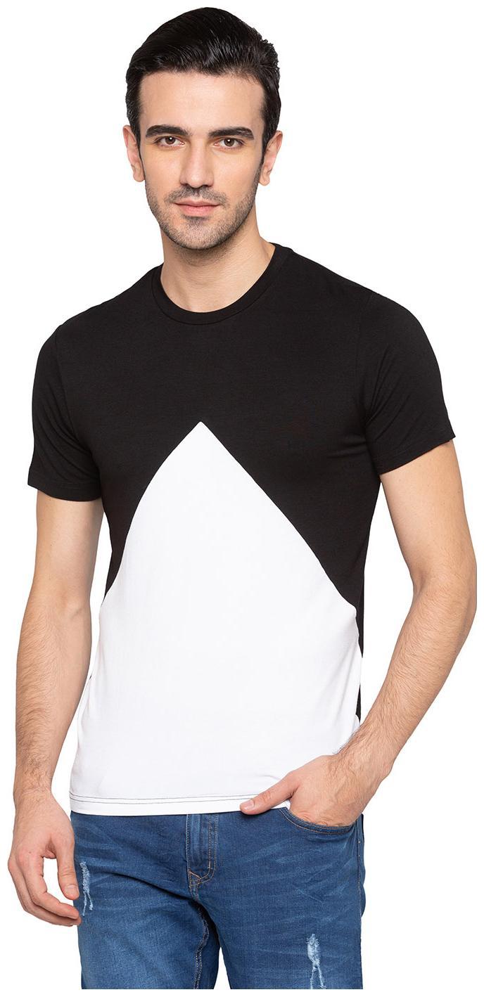 

Globus Men Black Slim fit Viscose Rayon Round neck T-Shirt - Pack Of 1