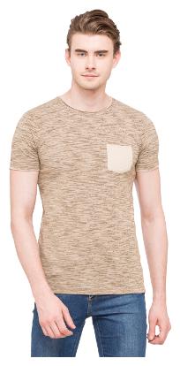 

Globus Men Brown Slim fit Cotton Round neck T-Shirt - Pack Of 1
