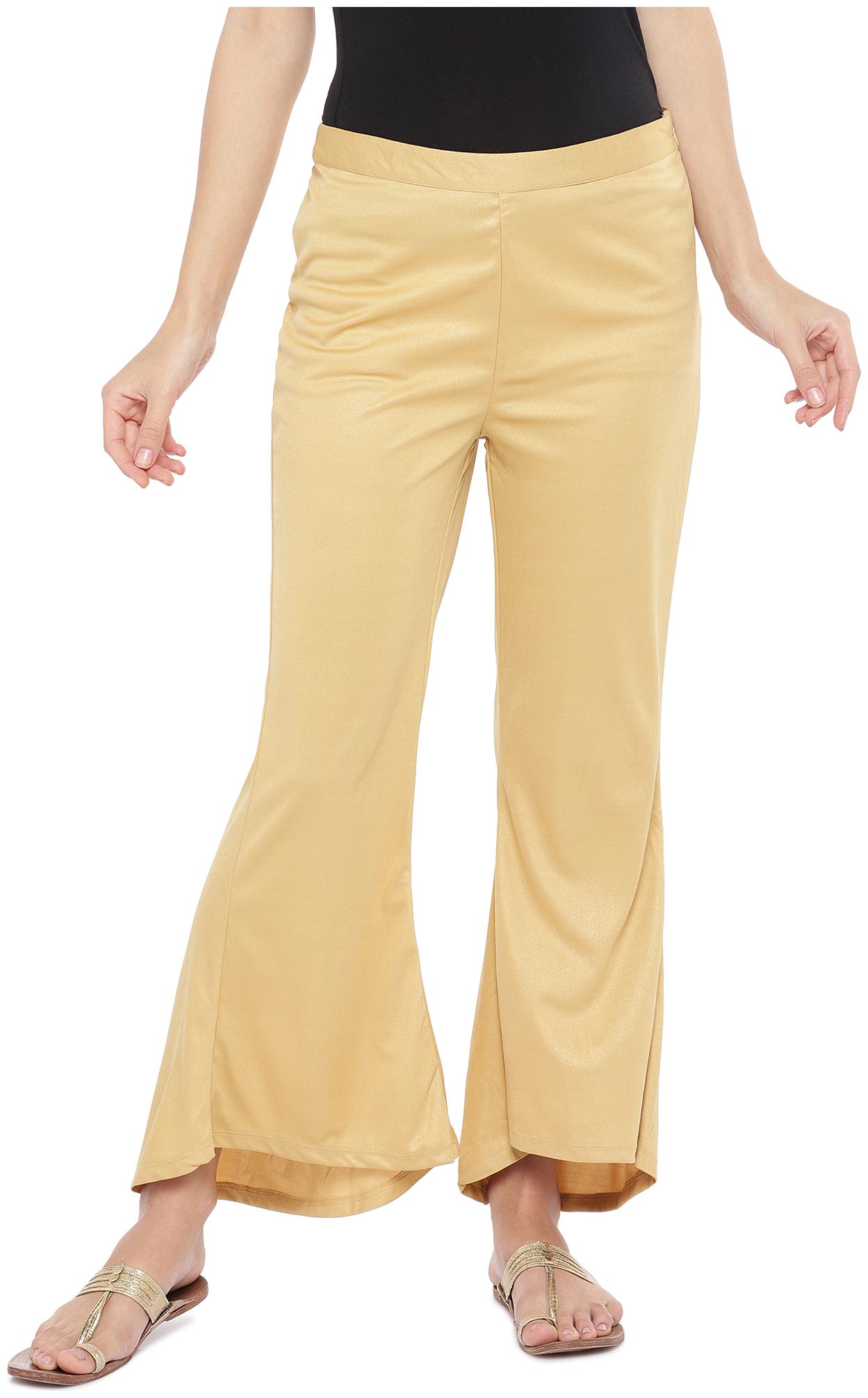 

Globus Golden Slim Fit Solid Bootcut Trousers
