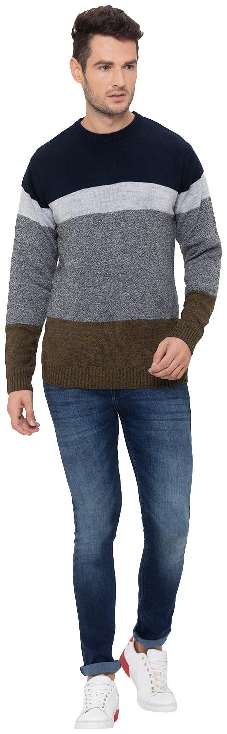 

Globus Men Acrylic Colorblocked Pullover Assorted