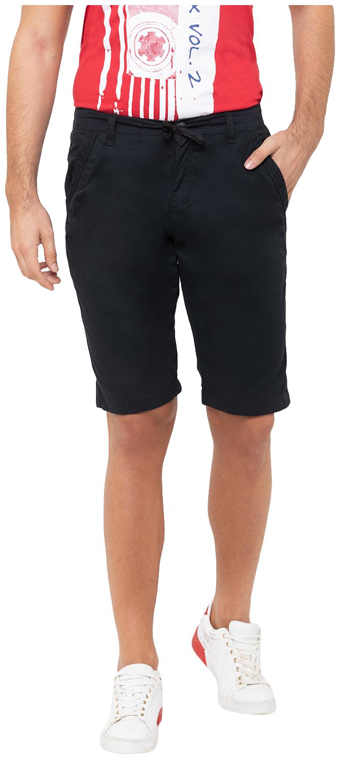 

Globus Men Black Regular Fit Regular Shorts