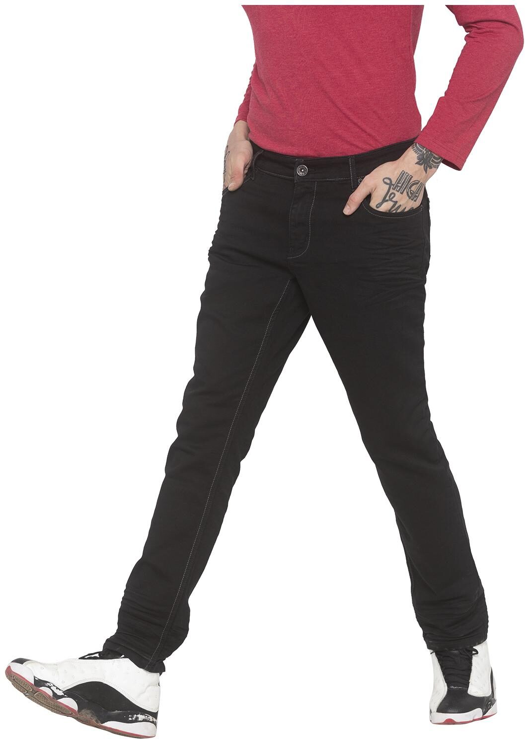 

Globus Men Black Slim Fit Jeans