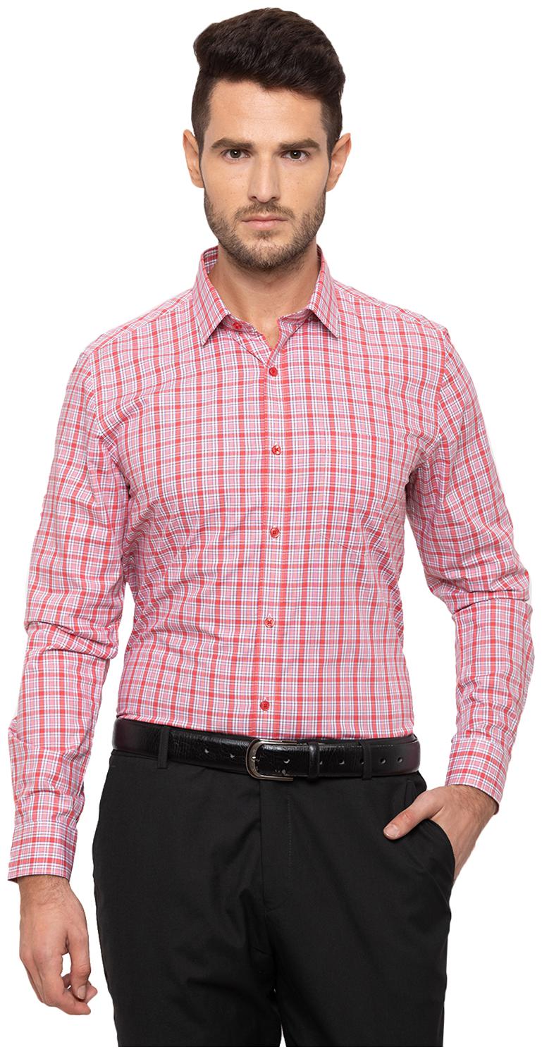 

Globus Men Regular fit Formal Shirt - Red