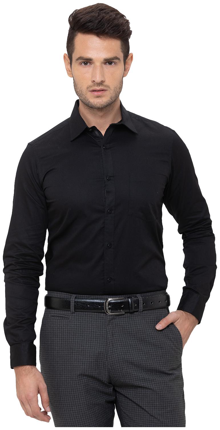 

Globus Men Regular fit Formal Shirt - Black