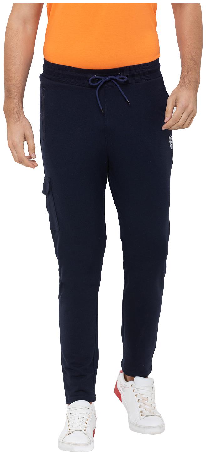 

Globus Men Navy blue Solid Regular fit Regular trousers