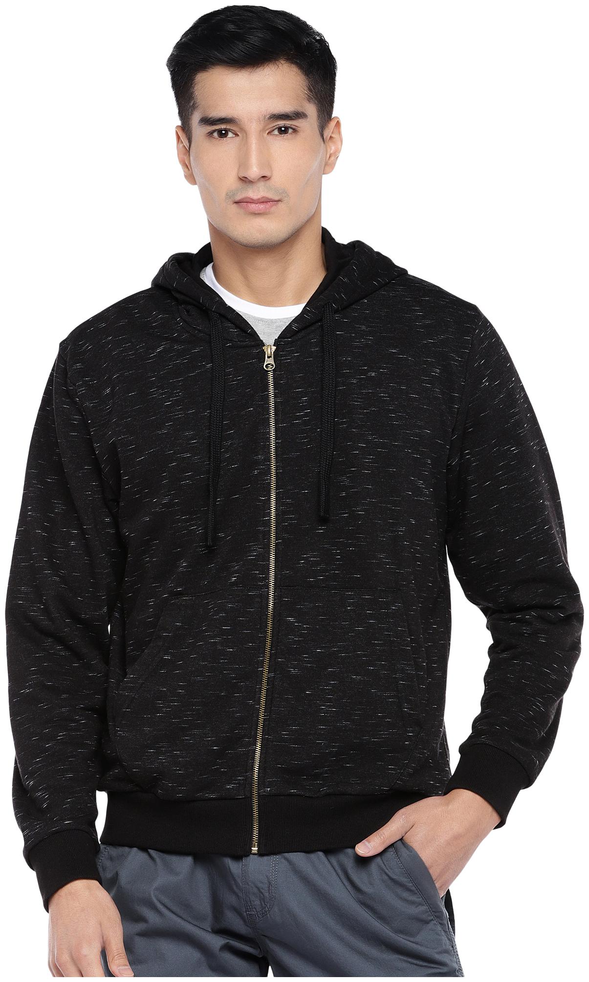 

Globus Men Cotton Printed Pullover Black