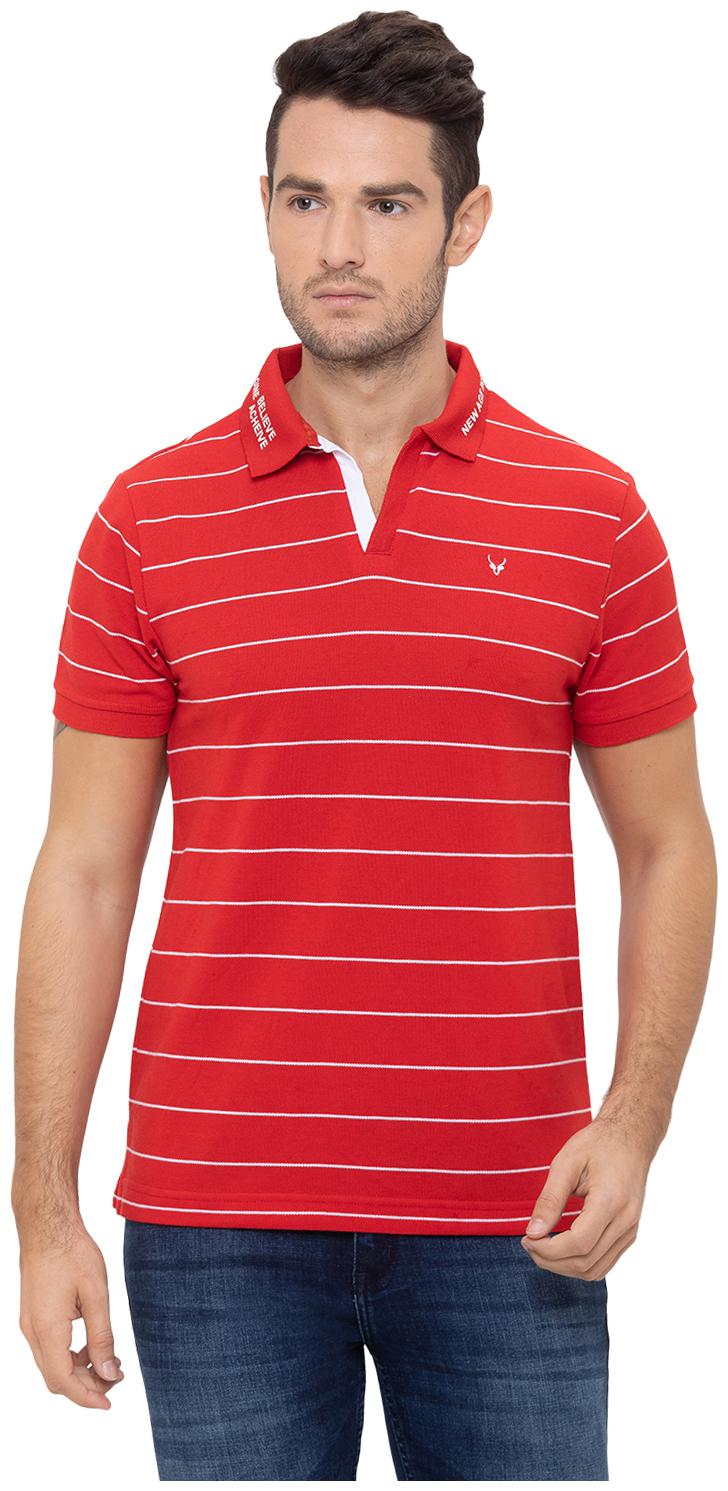 

Globus Men Red Regular fit Cotton Polo collar T-Shirt - Pack Of 1