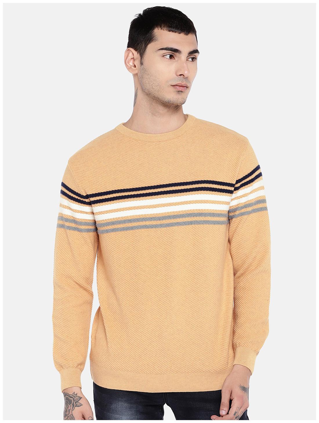 

Globus Men Cotton Pullover Yellow