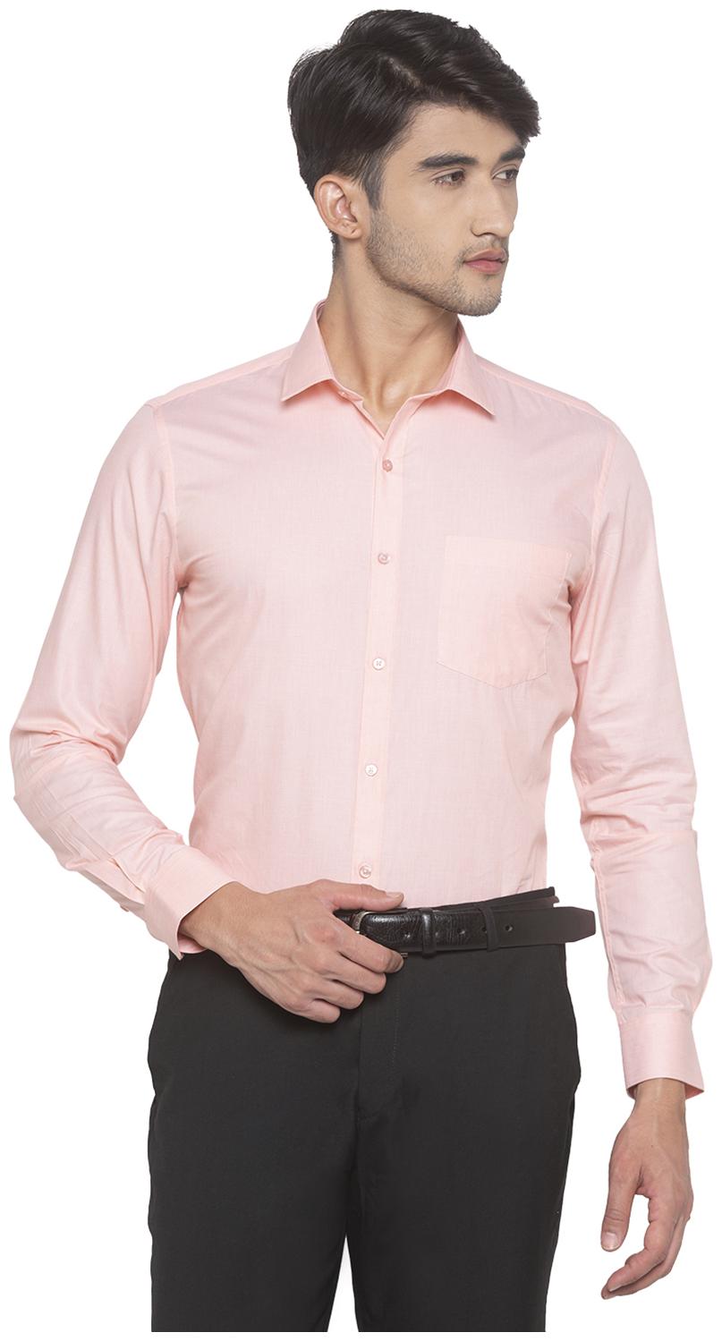 

Globus Men Regular fit Formal Shirt - Peach