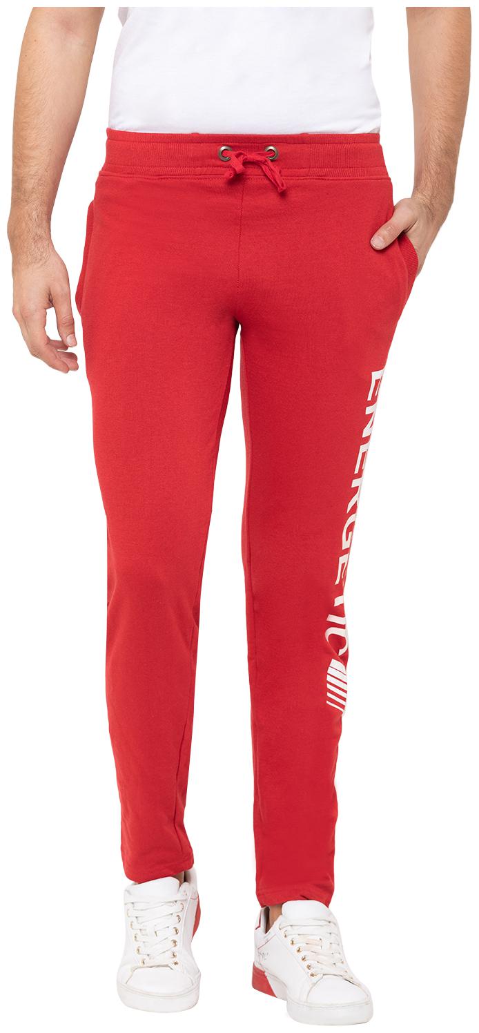 

Globus Men Red Solid Regular fit Regular trousers