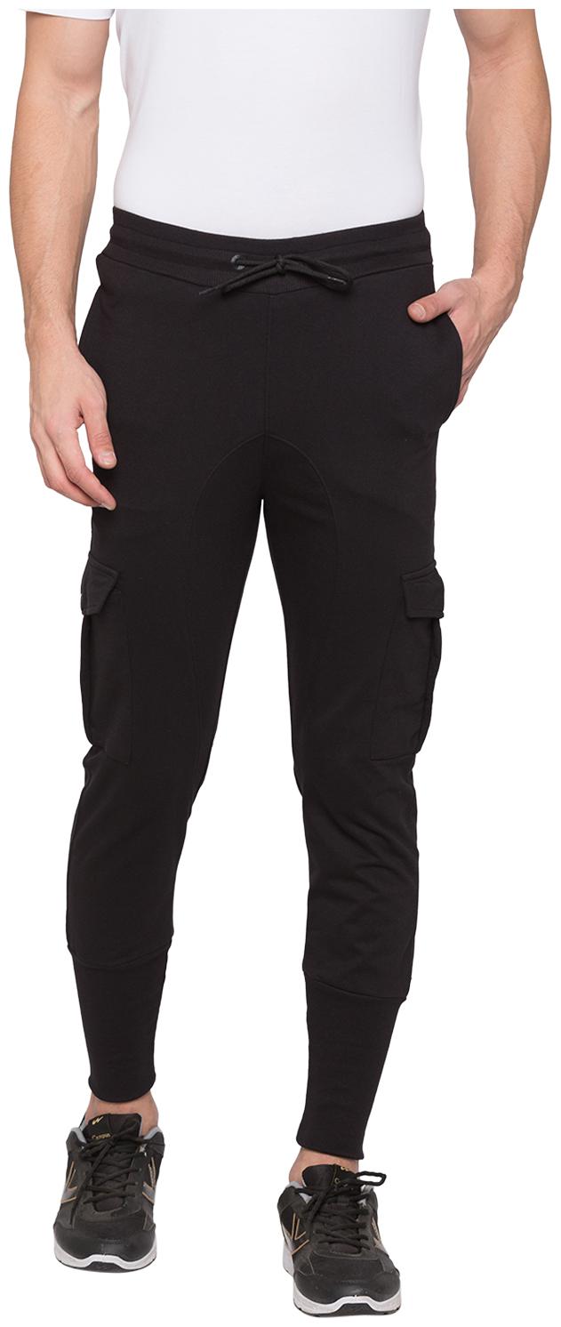 

Globus Men Black Solid Regular fit Joggers