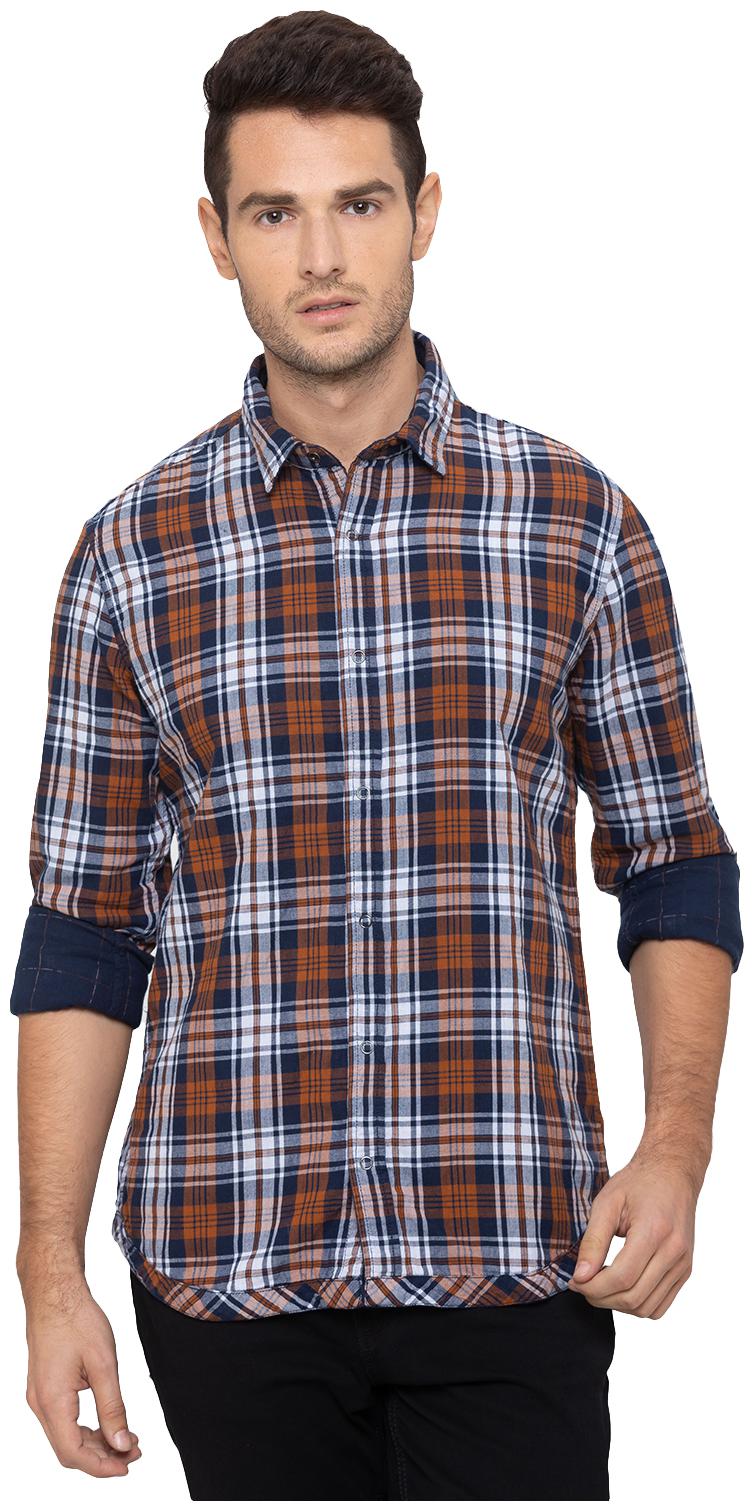 

Globus Men Multi Checked Regular Fit Casual Shirt