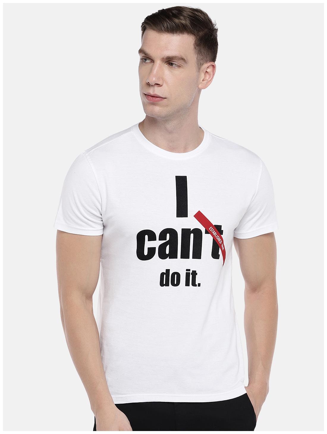 

Globus Men White Regular fit Cotton Round neck T-Shirt - Pack Of 1