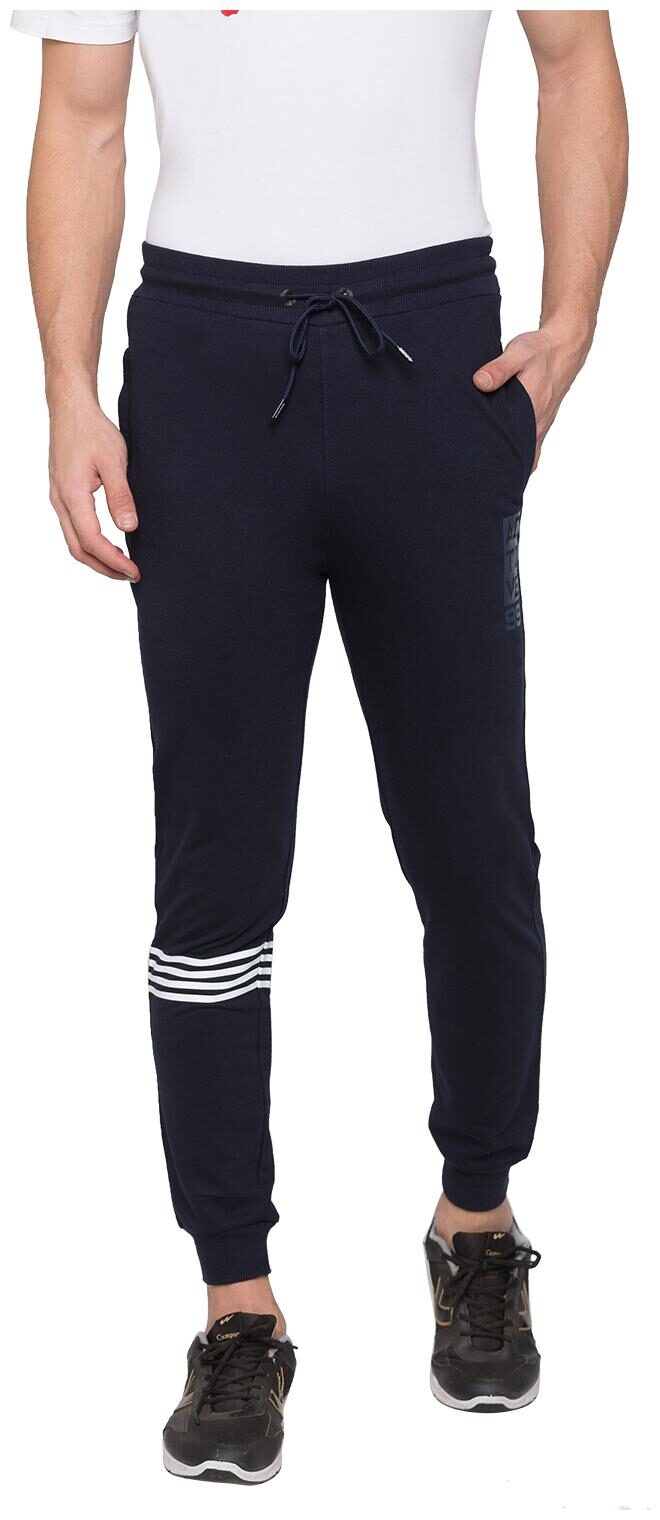 

Globus Men Blue Solid Regular fit Joggers