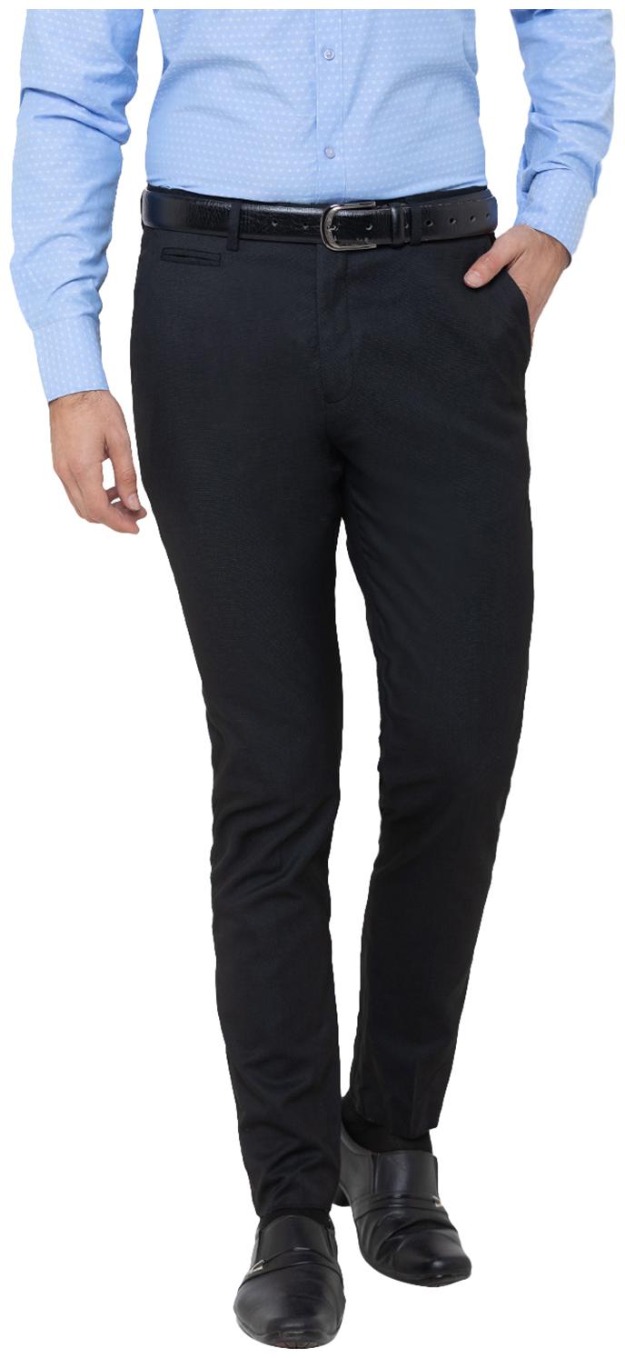 

Globus Men Solid Slim Fit Formal Trouser - Grey