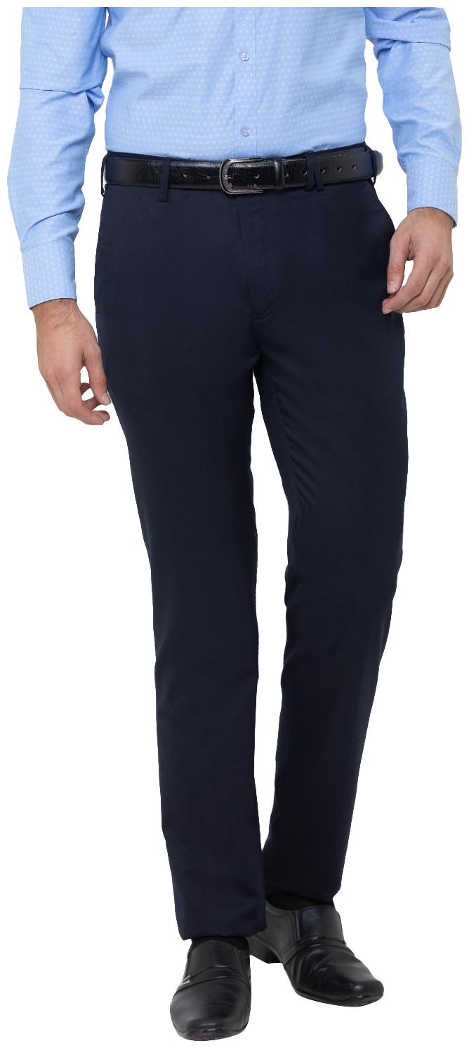 

Globus Men Solid Regular Fit Formal Trouser - Black