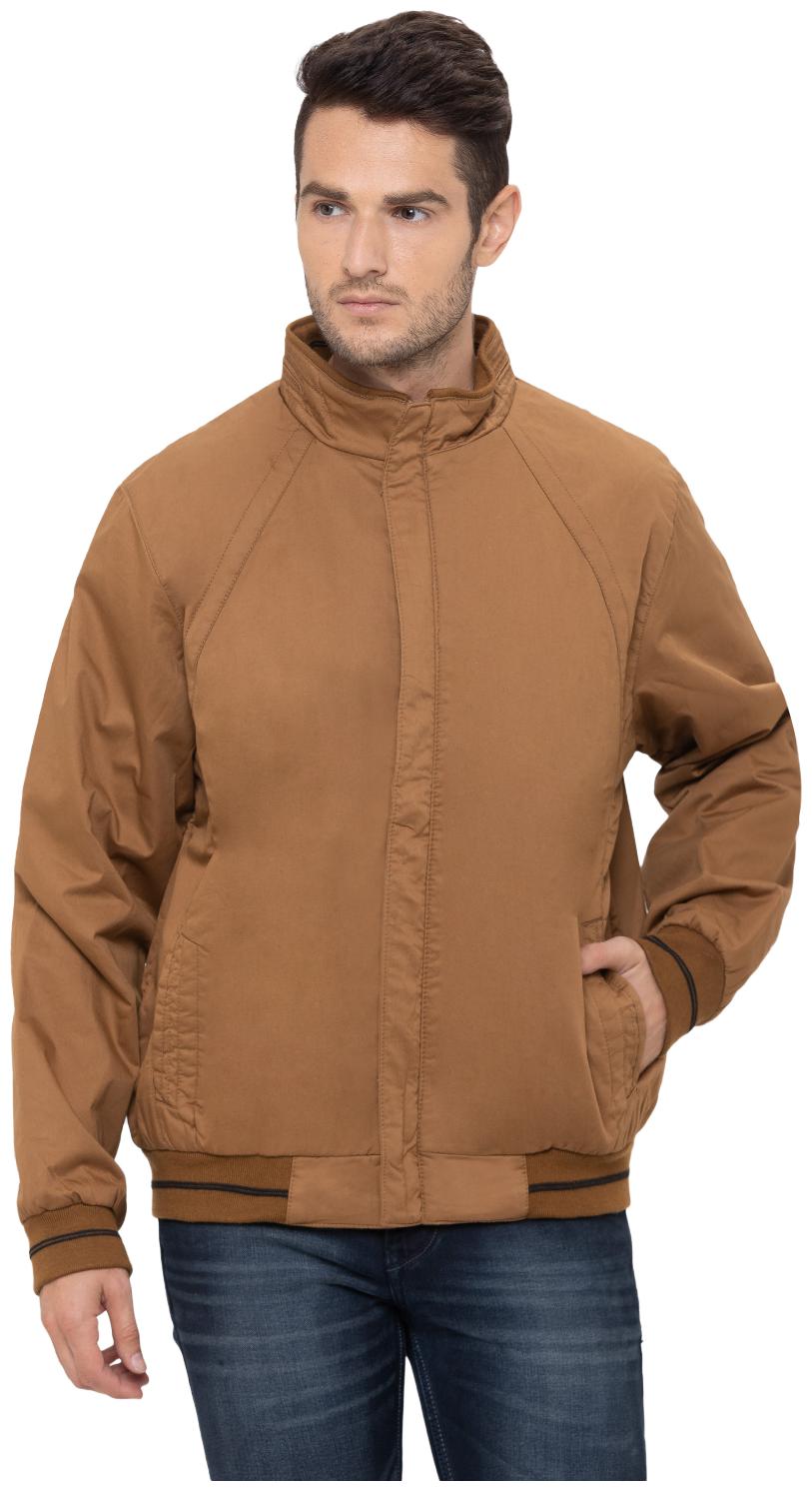 

Globus Men Brown Solid Windcheater jacket