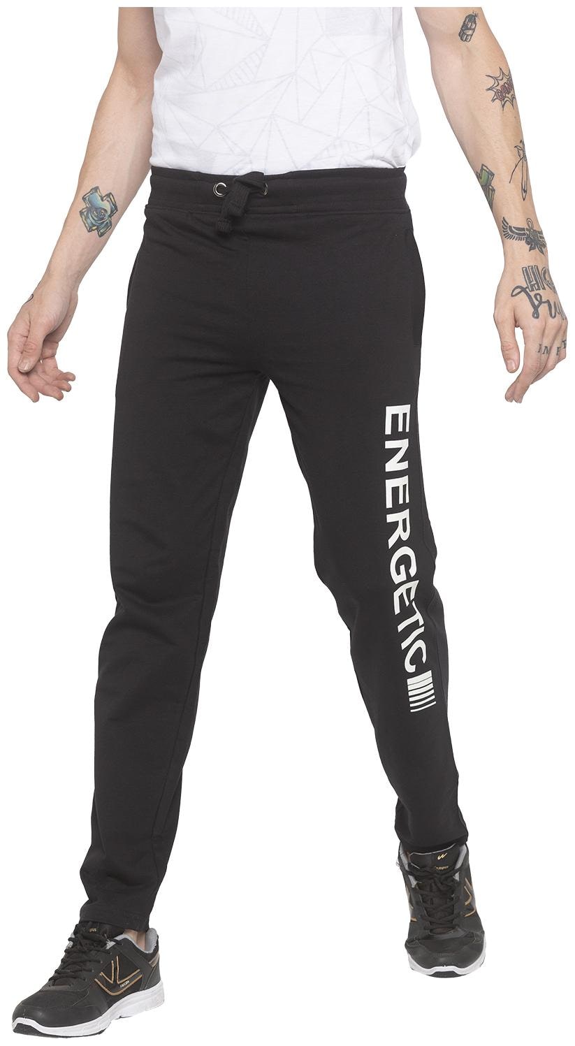 

Globus Men Black Printed Slim fit Regular trousers
