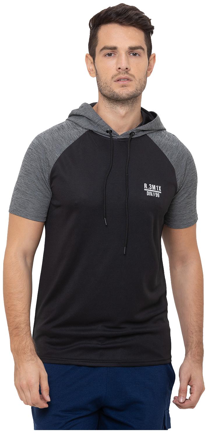 

Globus Men Black Regular fit Cotton Hood T-Shirt - Pack Of 1