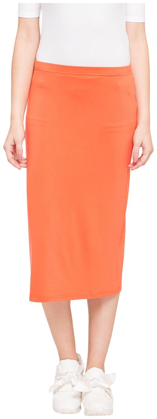 

Globus Floral Straight skirt Midi Skirt - Orange