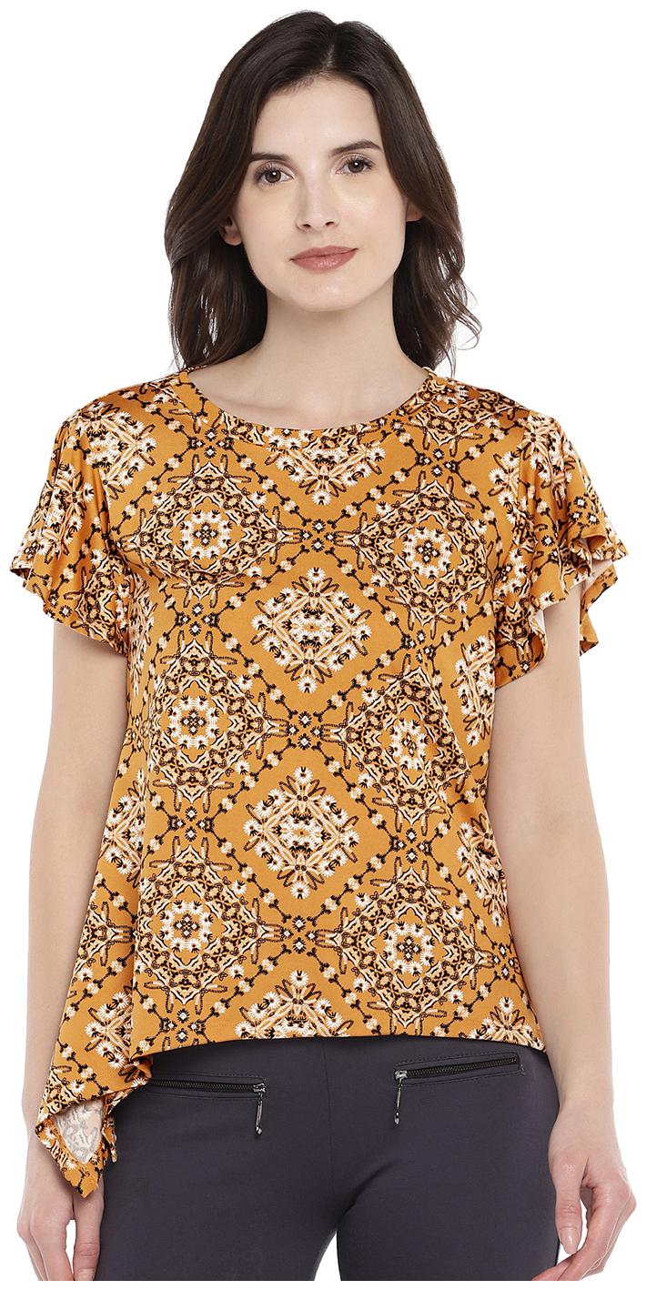 

Globus Women Printed Regular top - Multi
