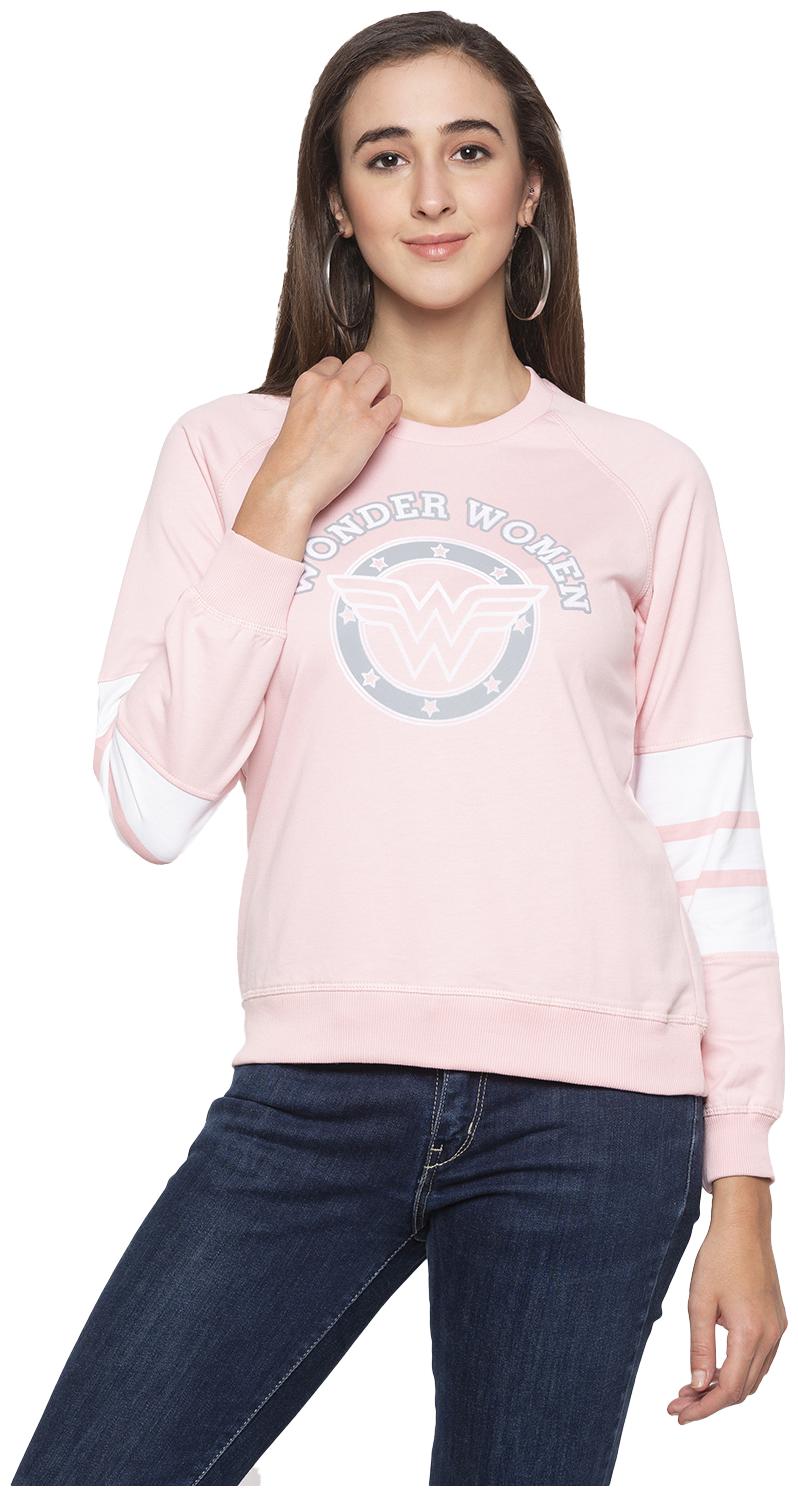 

Globus Women Printed Sweatshirt - Pink