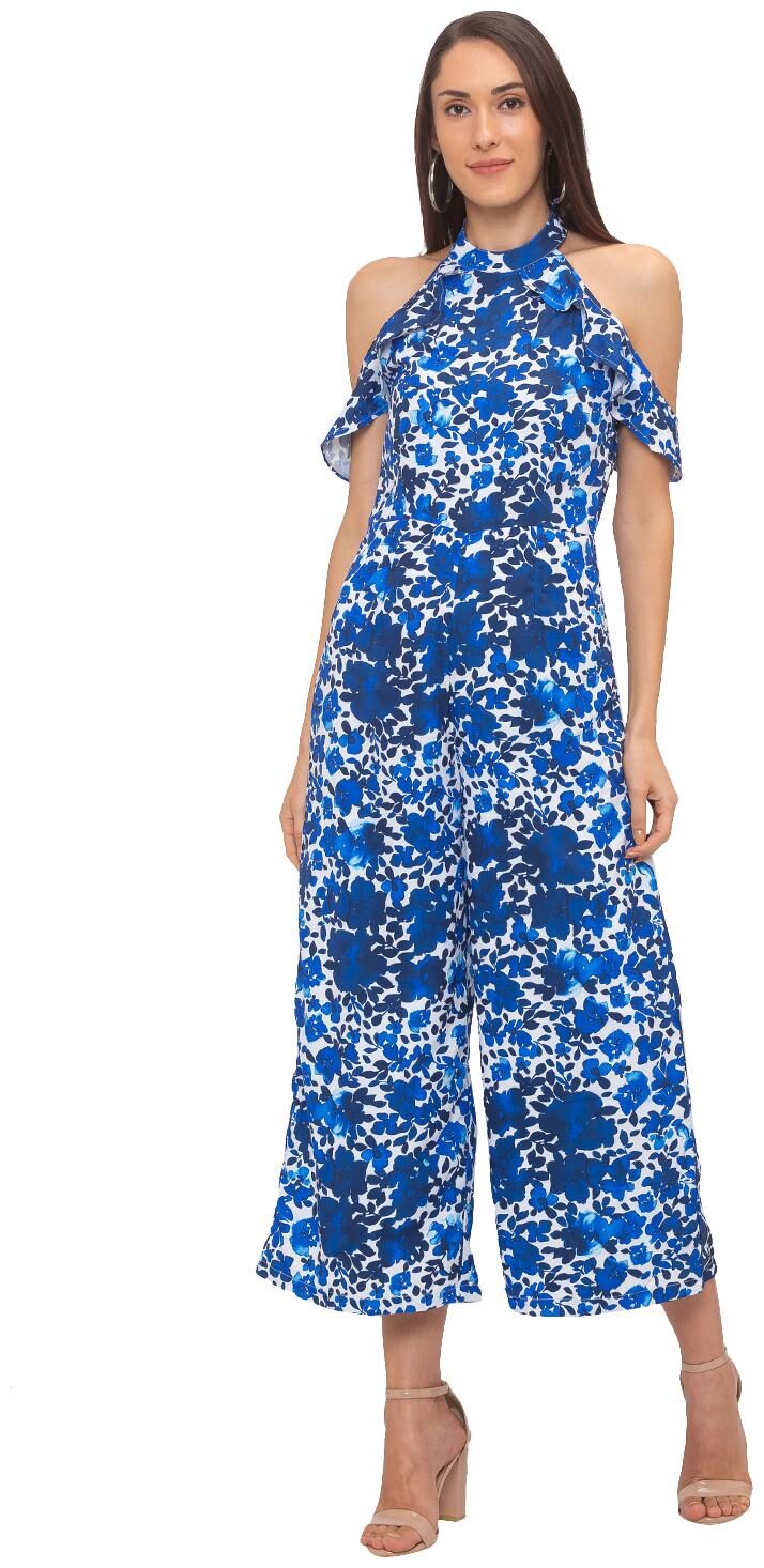 

Globus Floral Jumpsuit - Blue