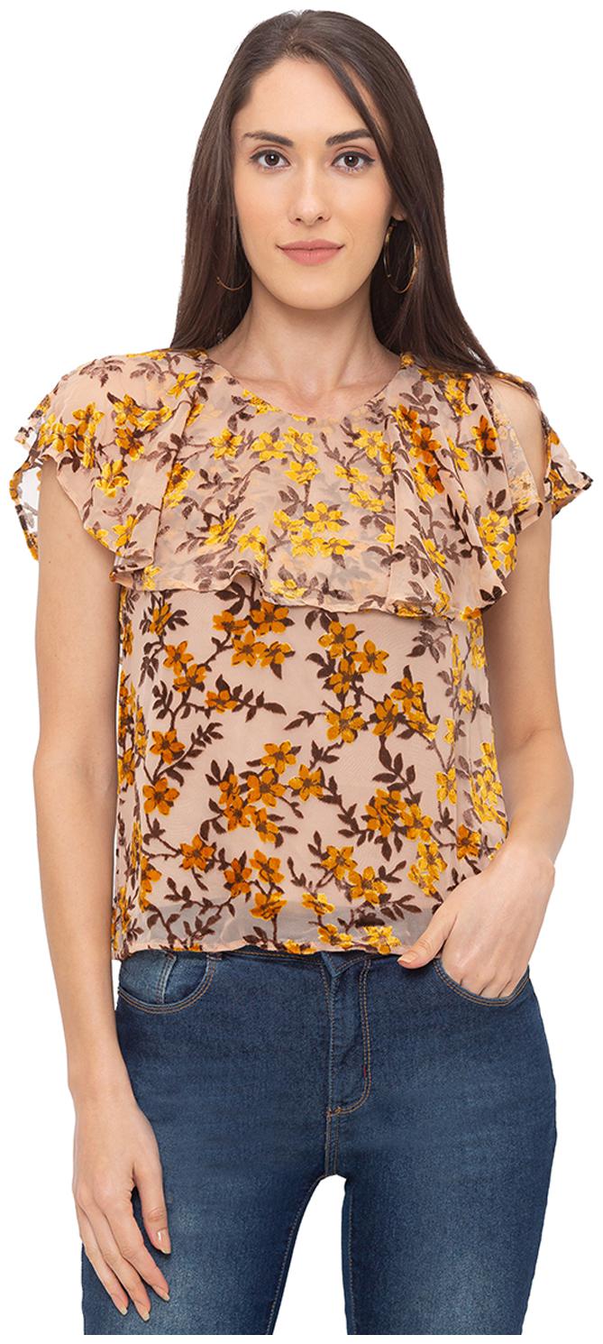 

Globus Women Floral Regular top - Beige