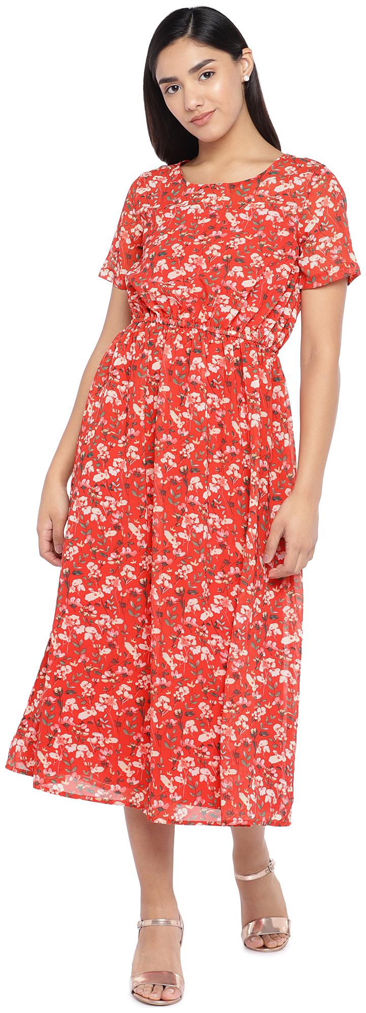 

Globus Orange Floral Maxi dress