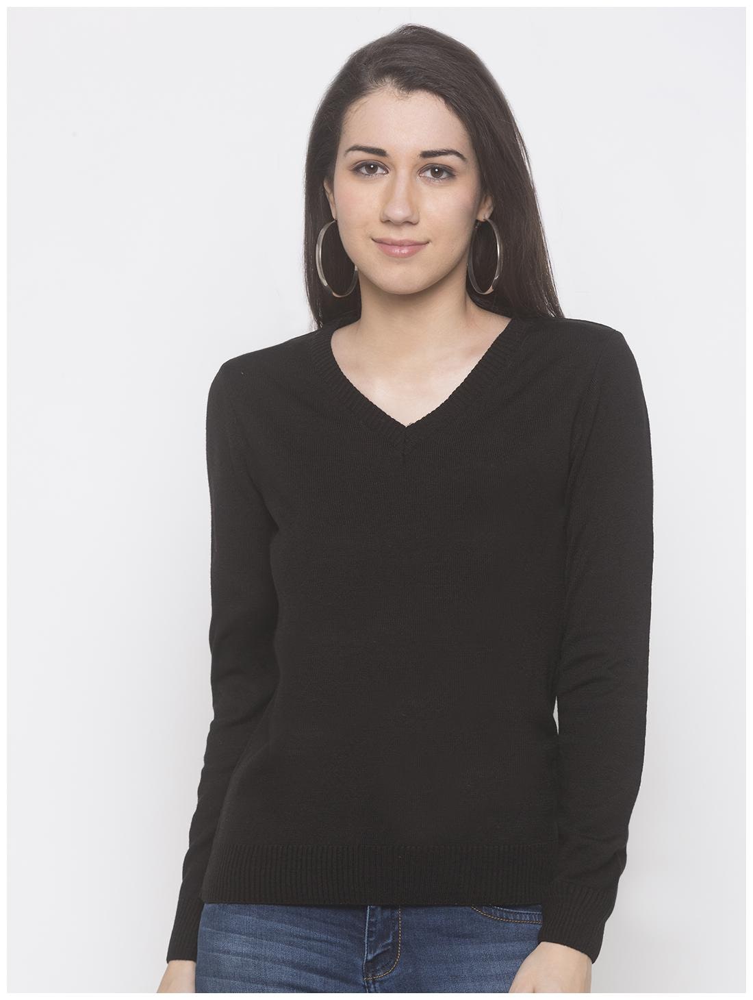 

Globus Women Solid Regular top - Black