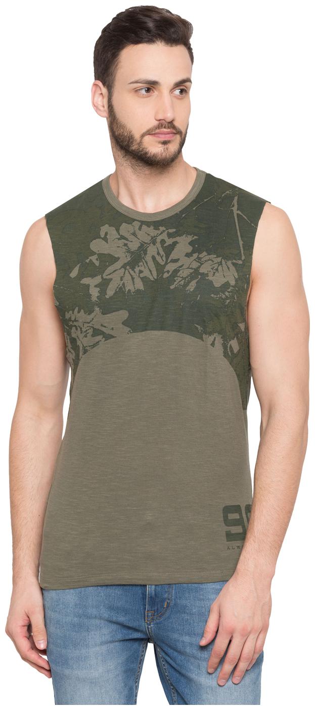 

Globus Men Green Slim fit Cotton Round neck T-Shirt - Pack Of 1
