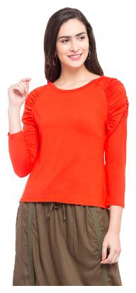 

Globus Women Solid Regular top - Red