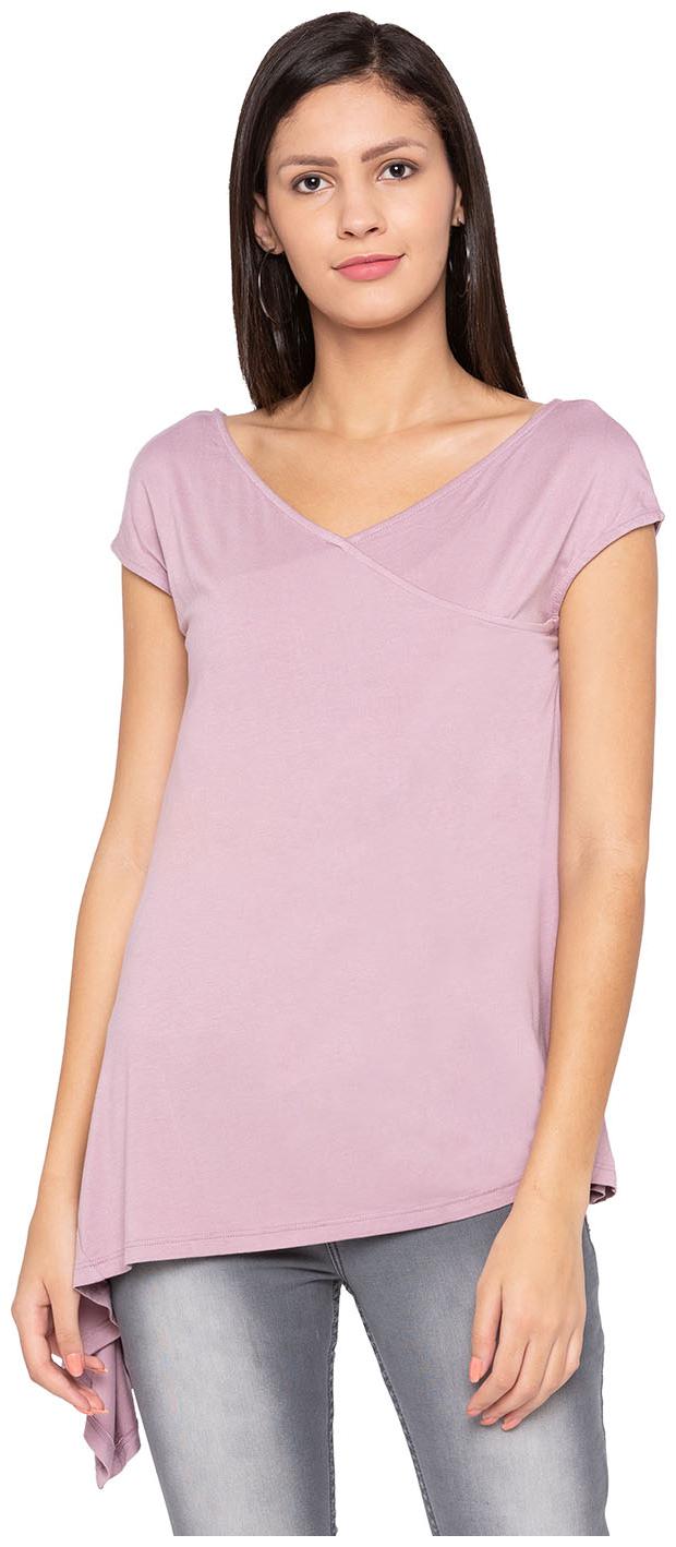 

Globus Women Solid A-line top - Pink