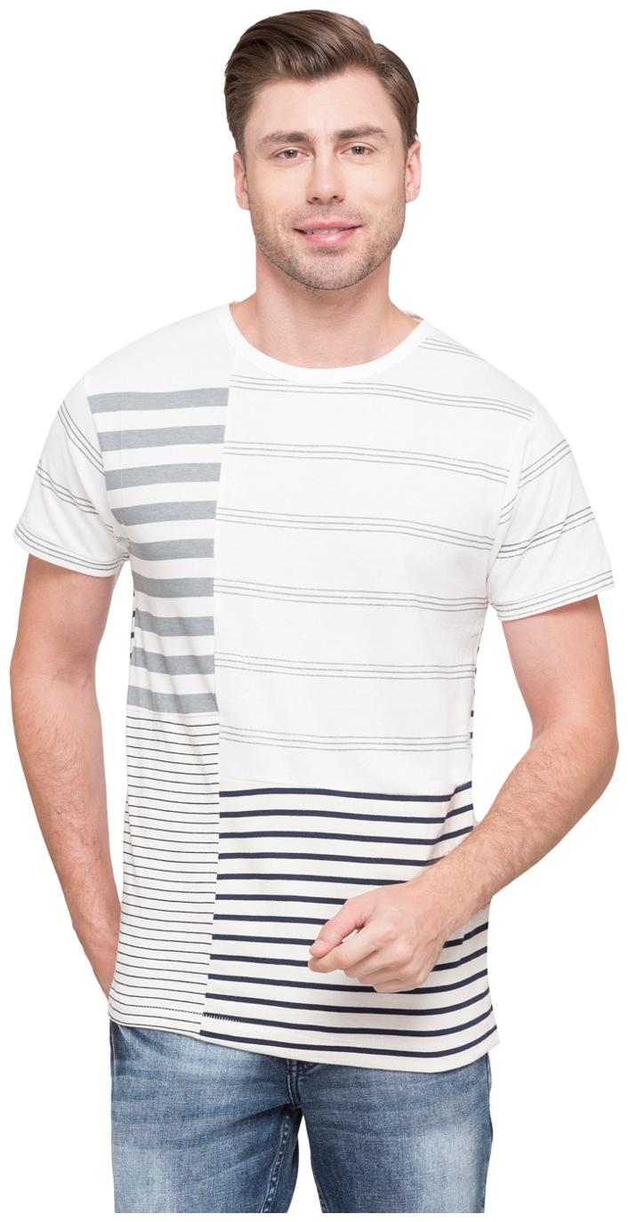 

Globus Men White Slim fit Cotton Round neck T-Shirt - Pack Of 1