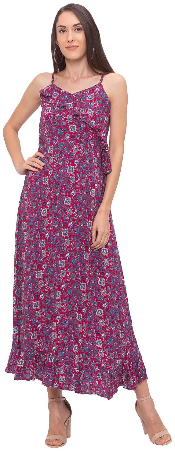 

Globus Purple Floral Maxi dress
