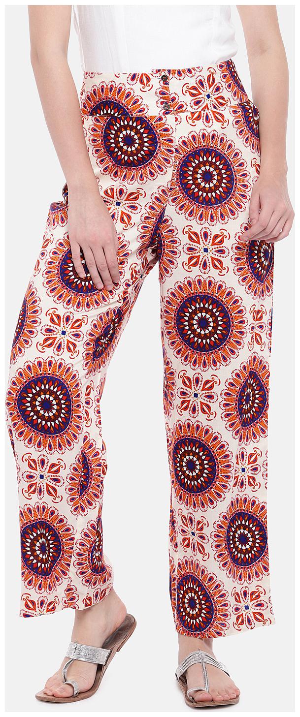 

Globus Women Beige Flared fit Regular trousers