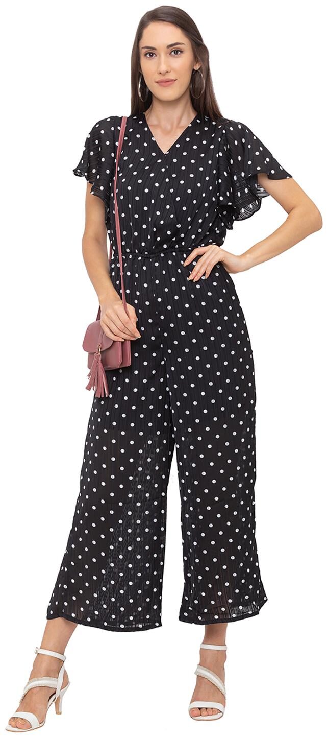 

Globus Printed Jumpsuit - Black