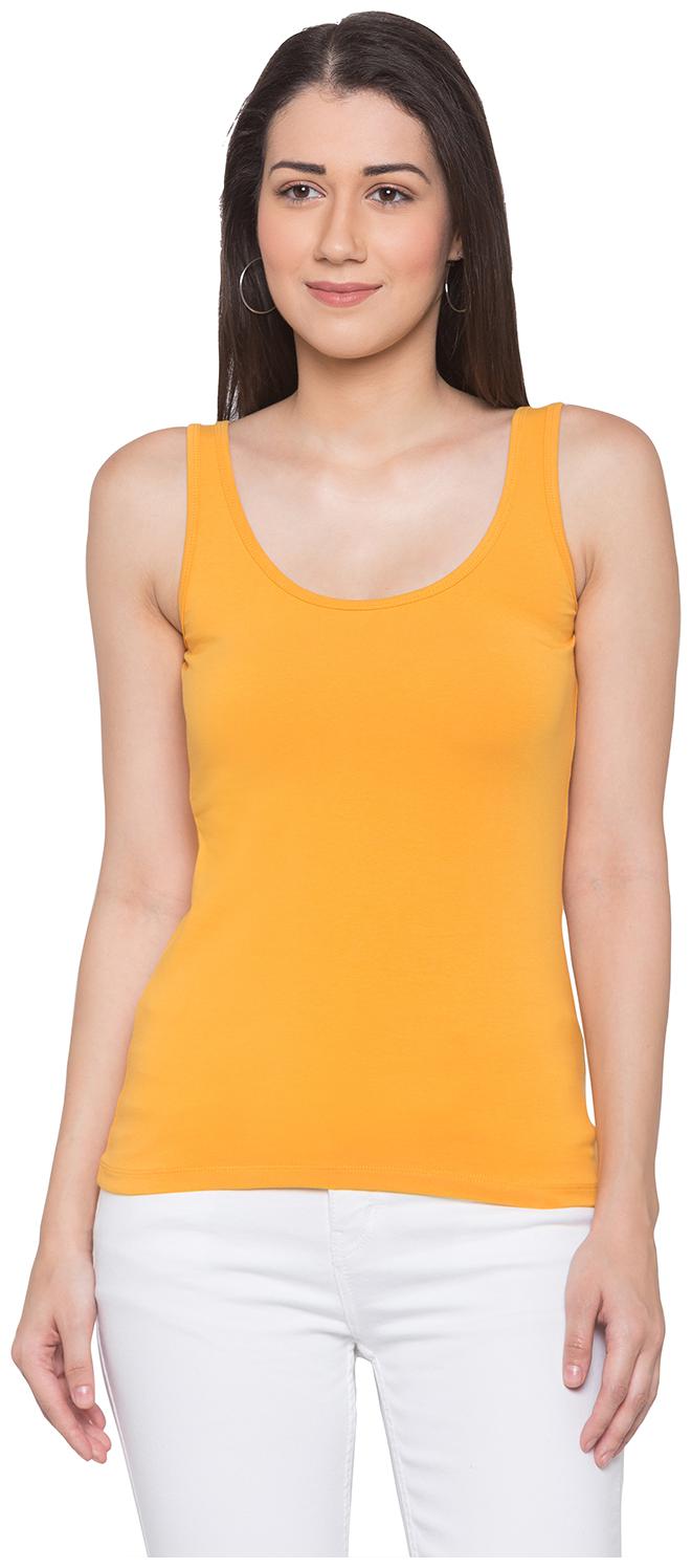 

Globus Women Solid Regular top - Yellow