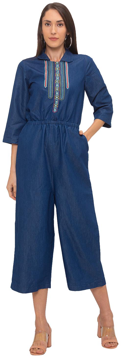 

Globus Solid Jumpsuit - Blue