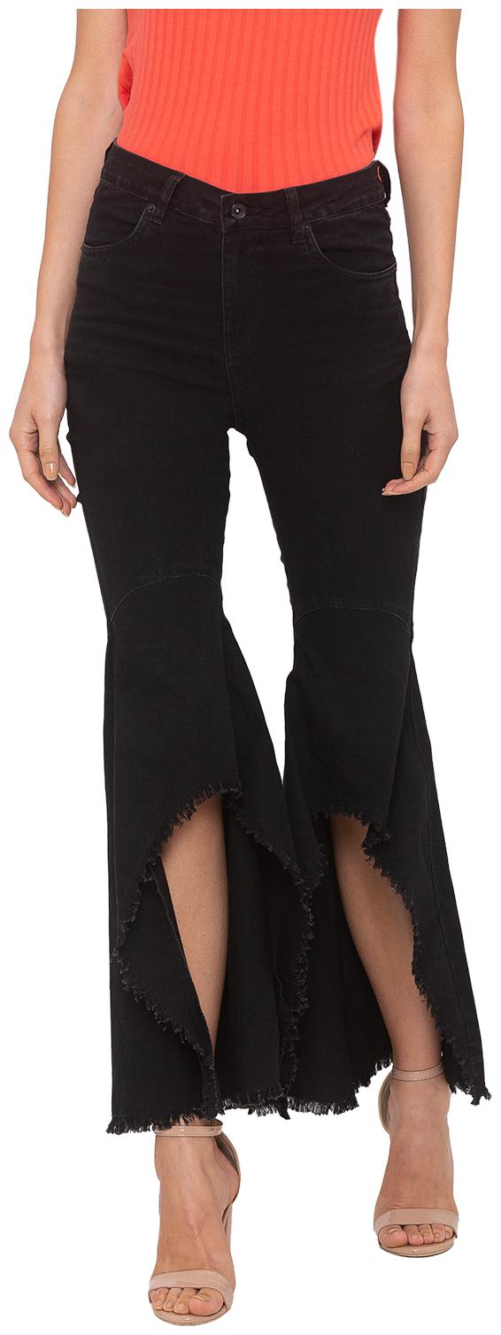 

Globus Women Cotton Solid Black Jeans