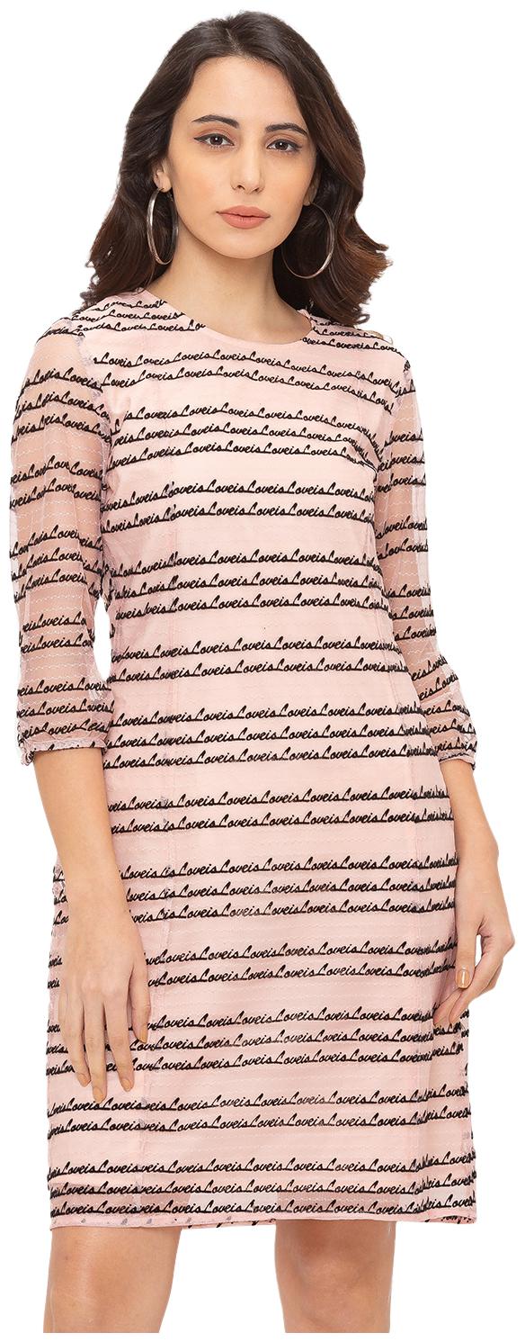 

Globus Pink Striped Sheath dress