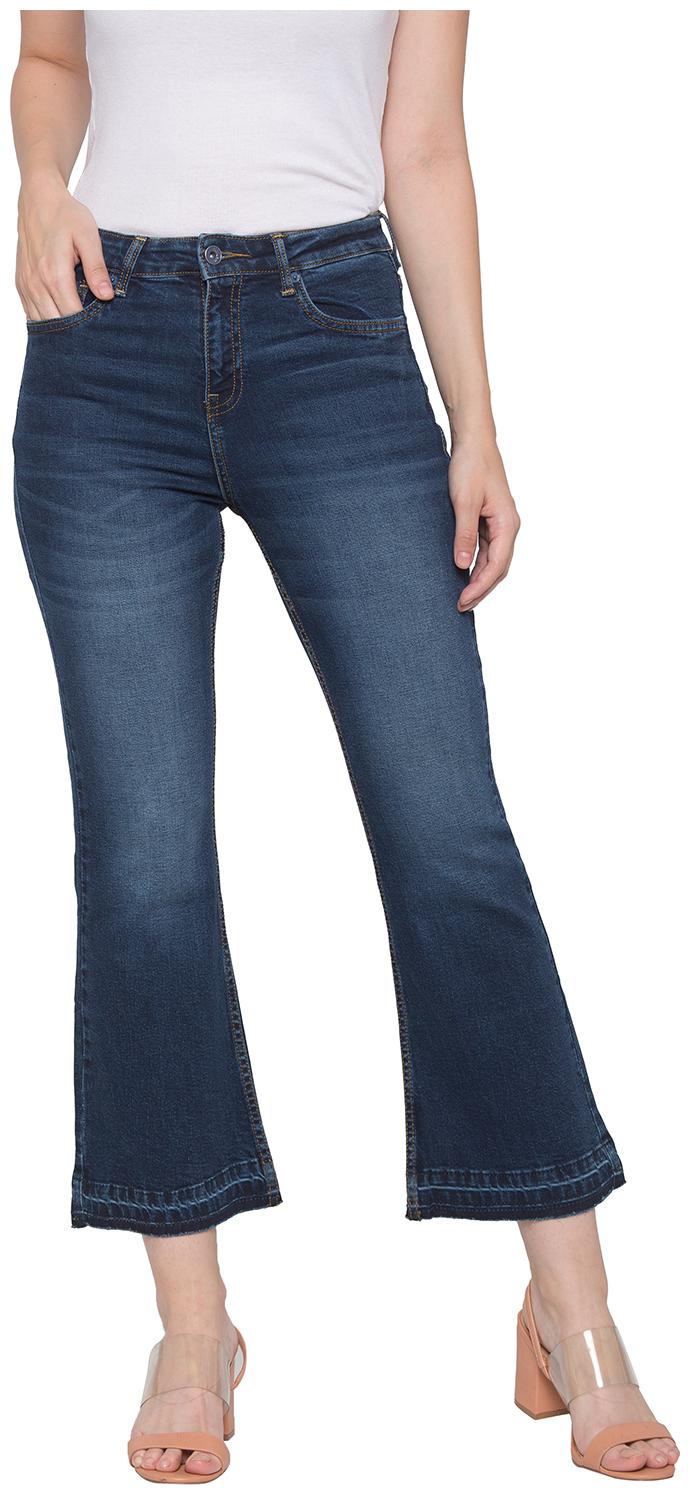 

Globus Women Navy Washed Clean Look Jeans