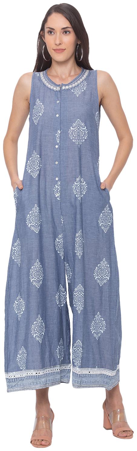 

Globus Printed Jumpsuit - Grey