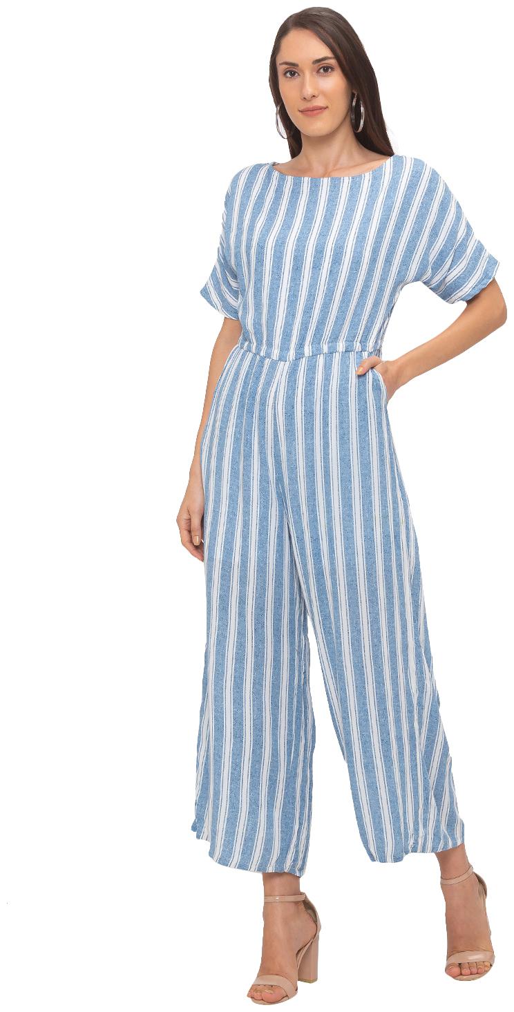 

Globus Striped Jumpsuit - Blue