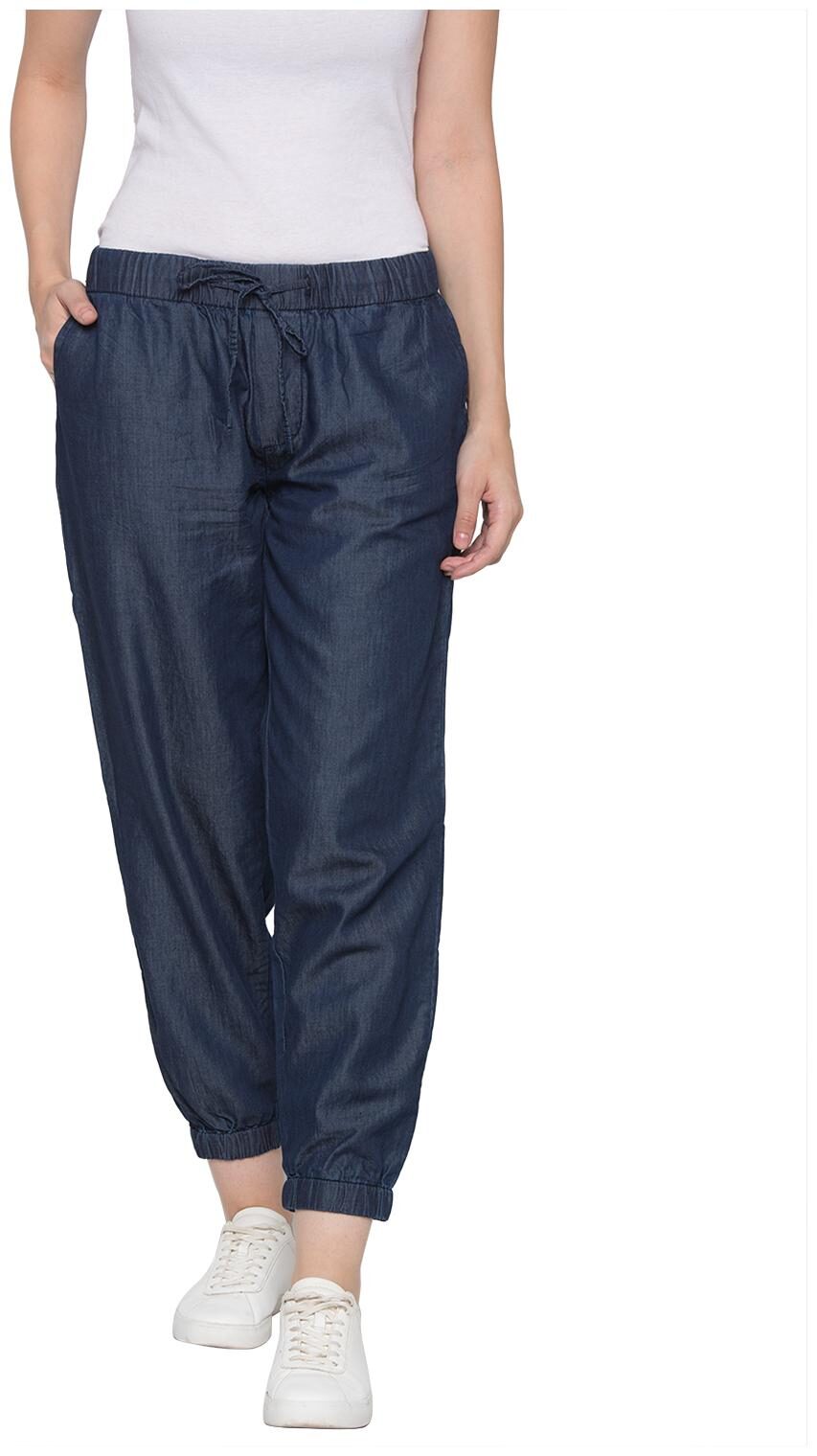

Globus Women Blue Regular fit Jogger