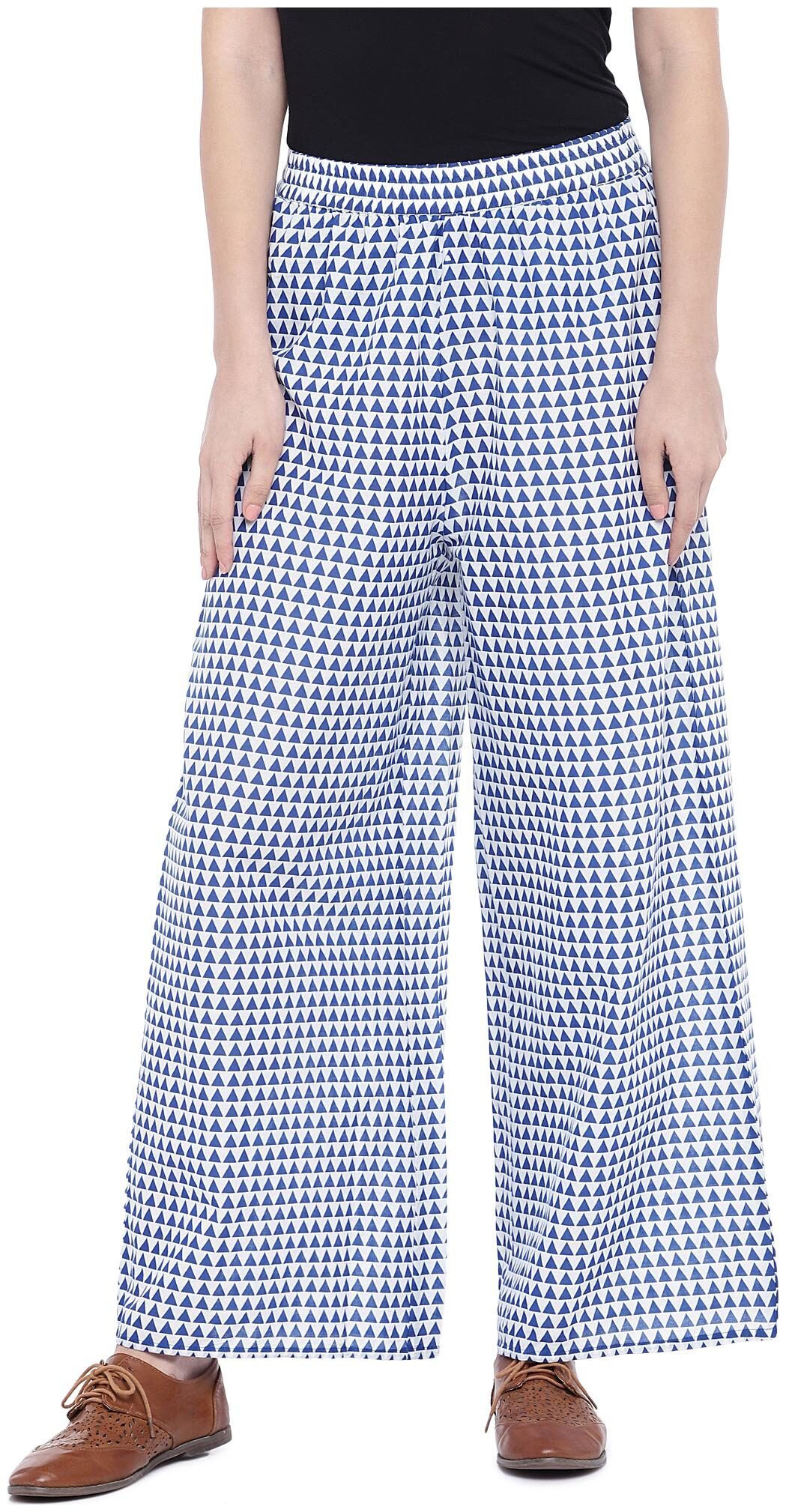 

Globus Women Blue Flared fit Parallels