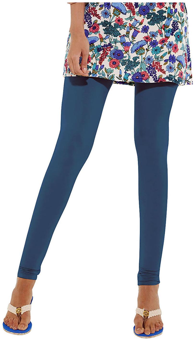 

GO COLORS Cotton Blend Churidar - Blue