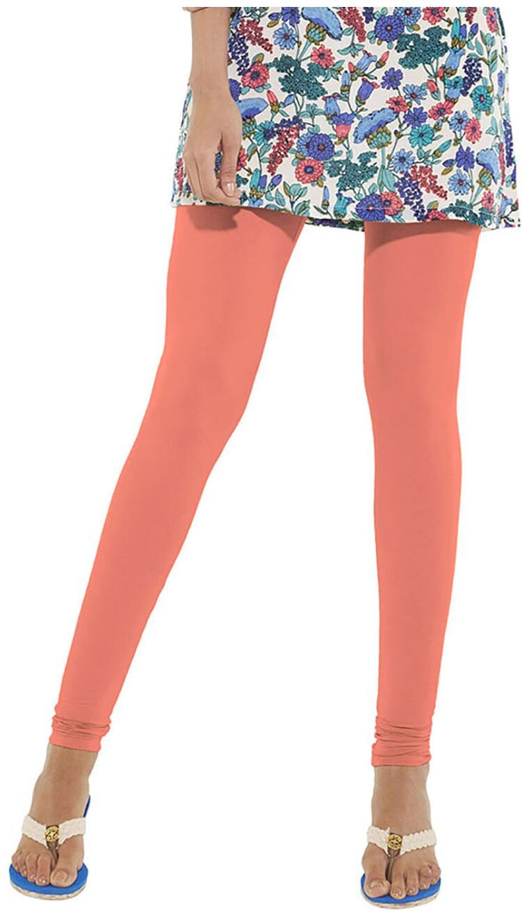 

GO COLORS Cotton Blend Churidar - Pink